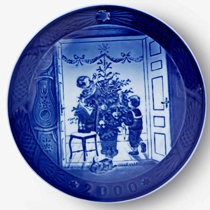 Weihnachtsteller von Royal Copenhagen aus dem Jahr 2000